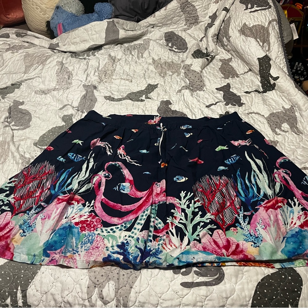 ModCloth size 24 Ocean Octopus Themed Skirt! - Picture 4 of 4